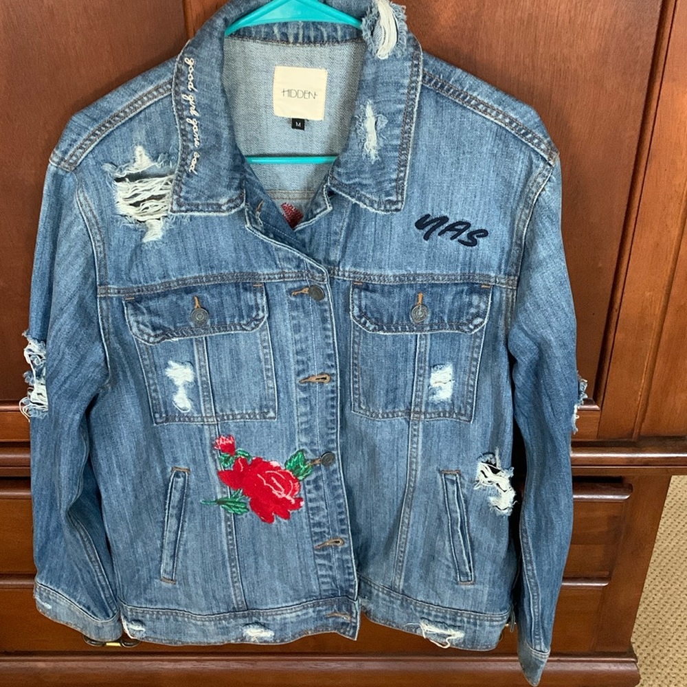 Hidden Distressed Jacket